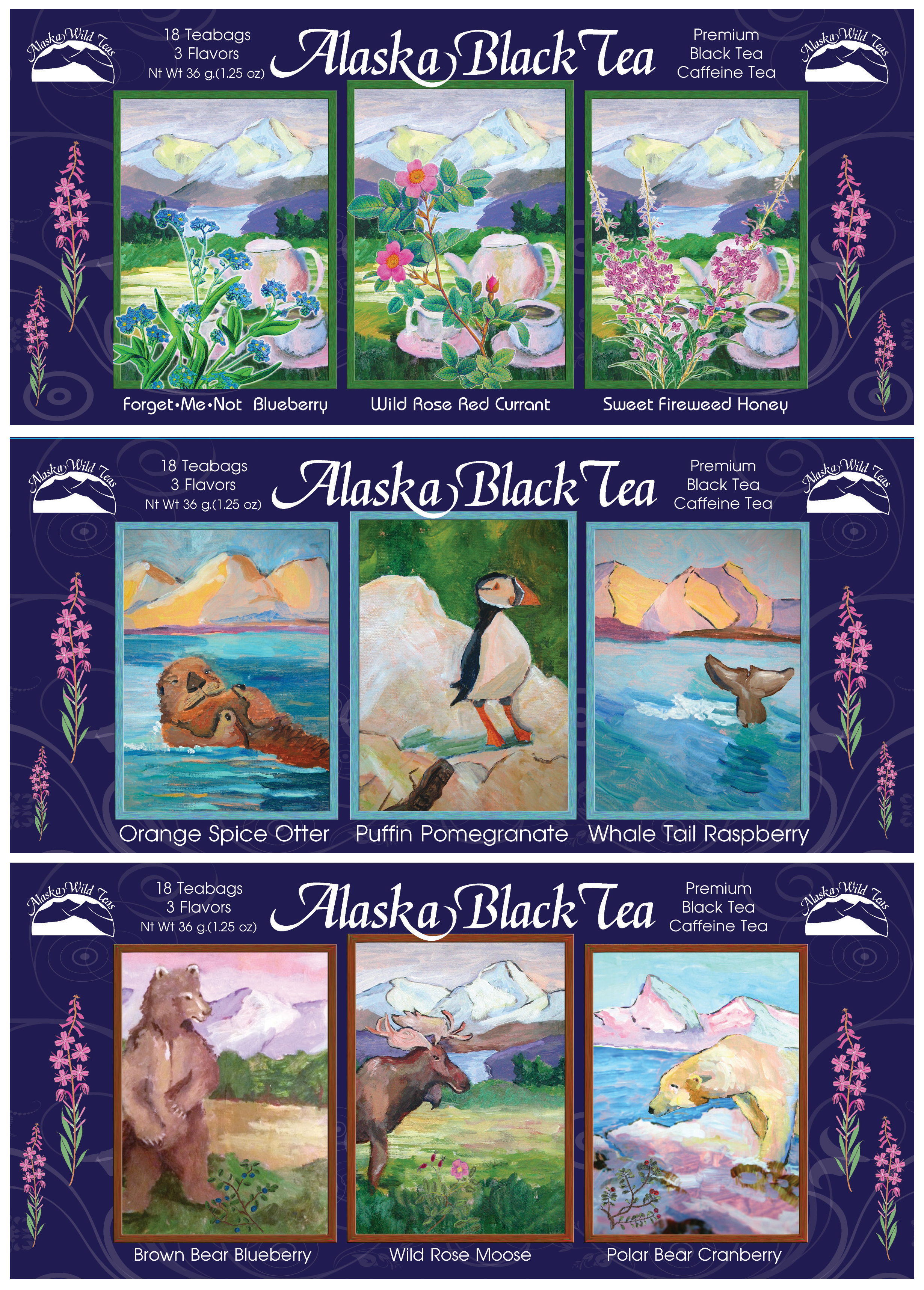 Alaska Collections Black Tea, 16 teabags