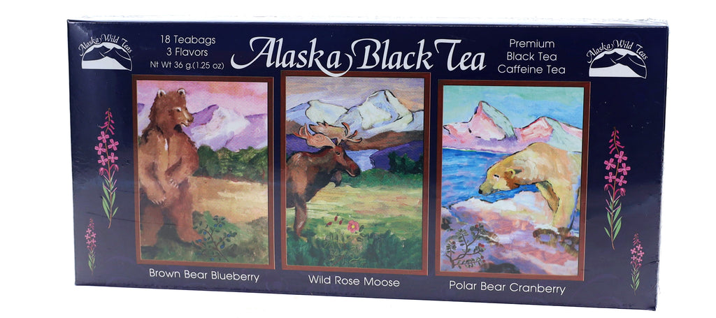 Alaska Wildlife Collection, Black Tea Sampler, 16 teabags