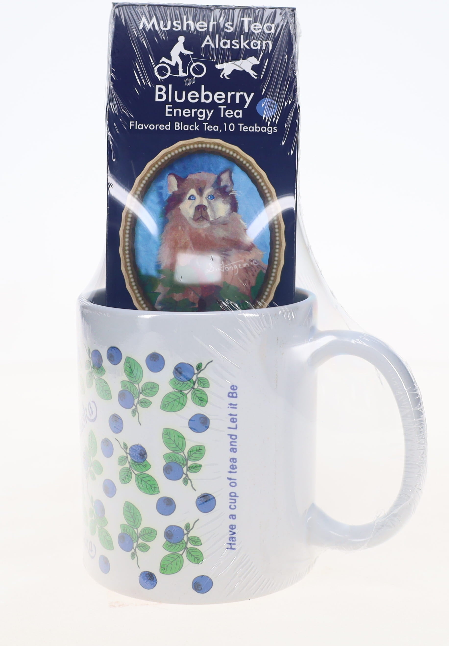 Tea Mug with Blueberry Tea Gift Set