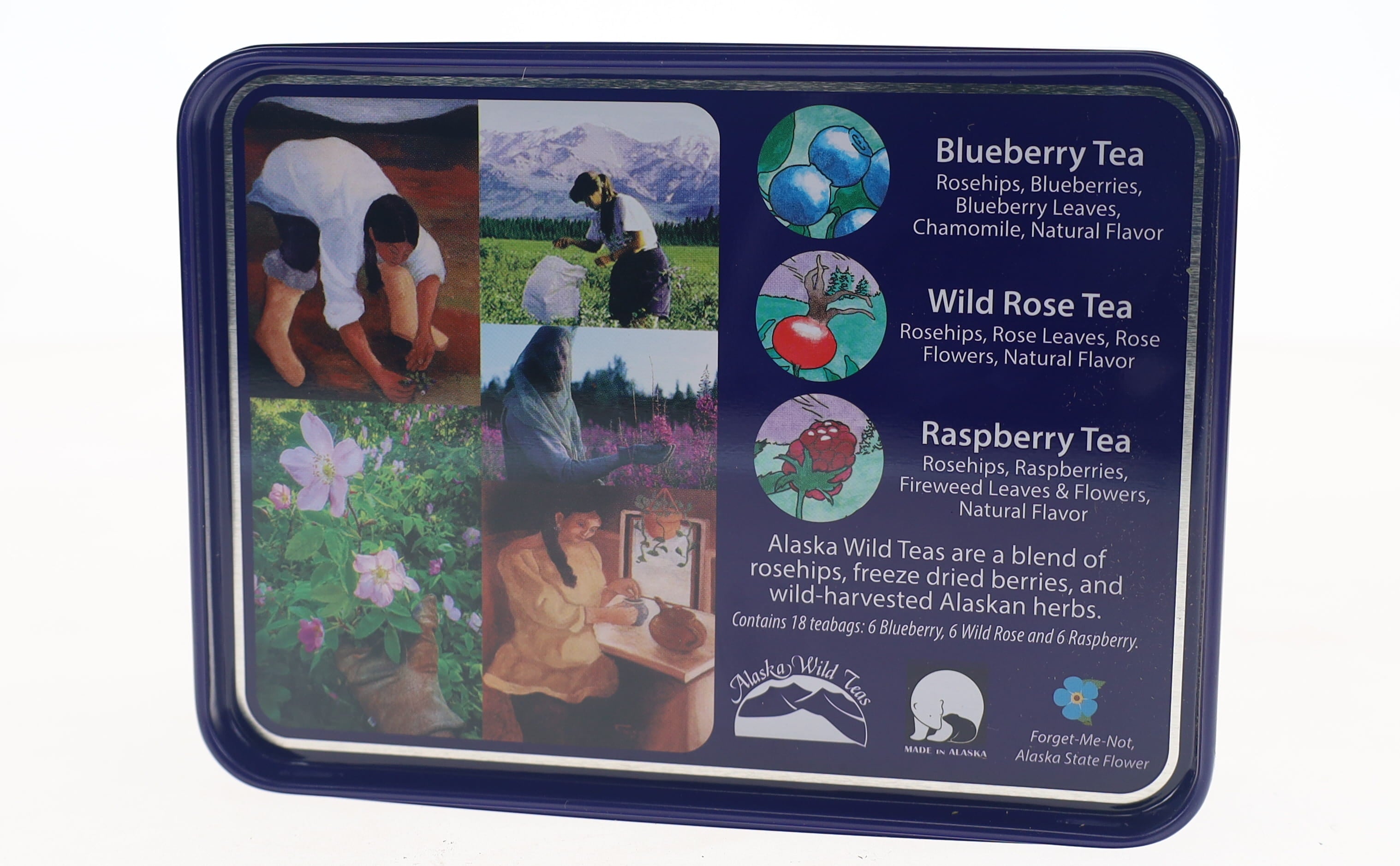 Fancy Tin Alaska Herbal Tea Sampler