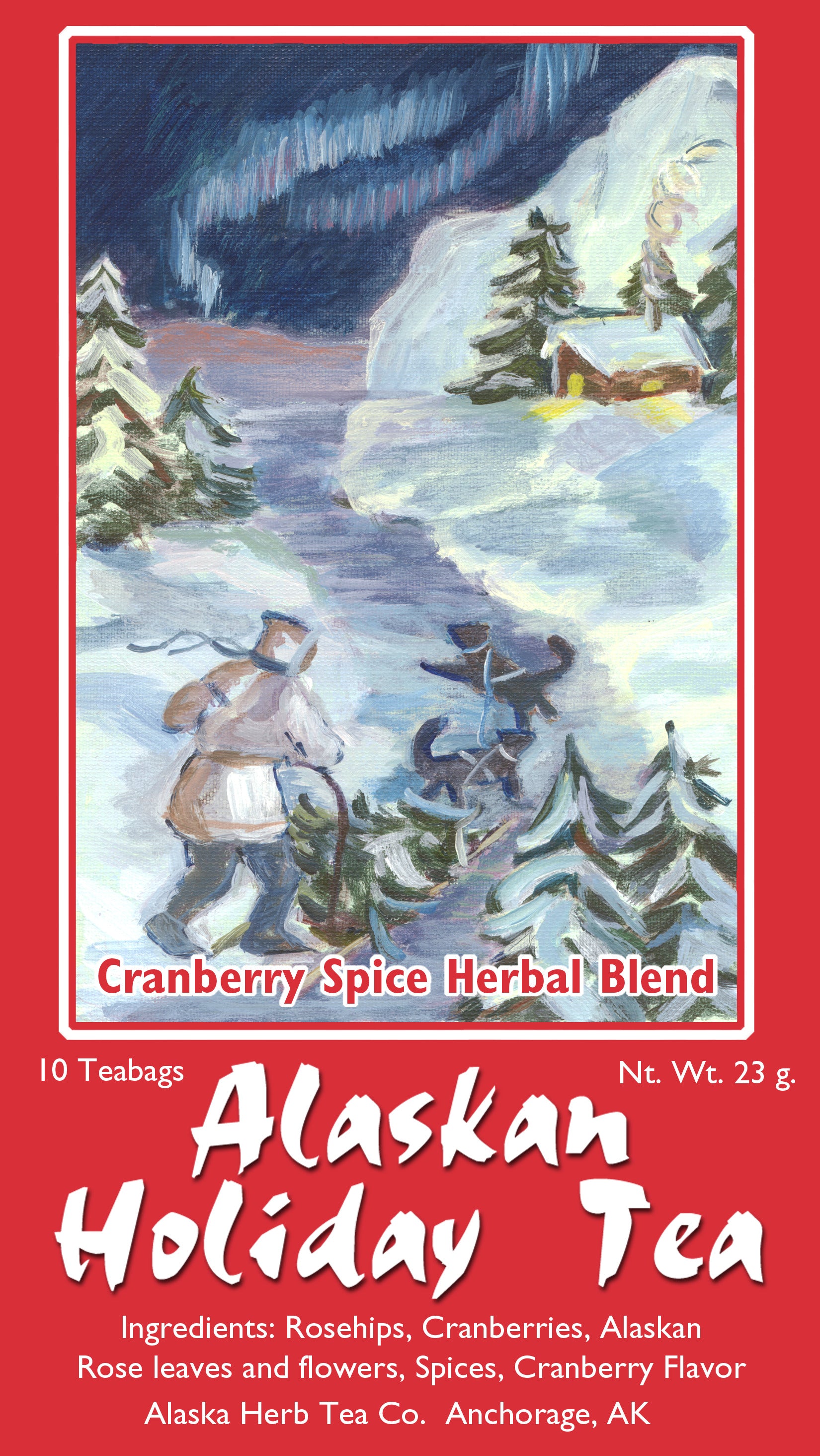 Herbal Cranberry Spice Holiday Tea