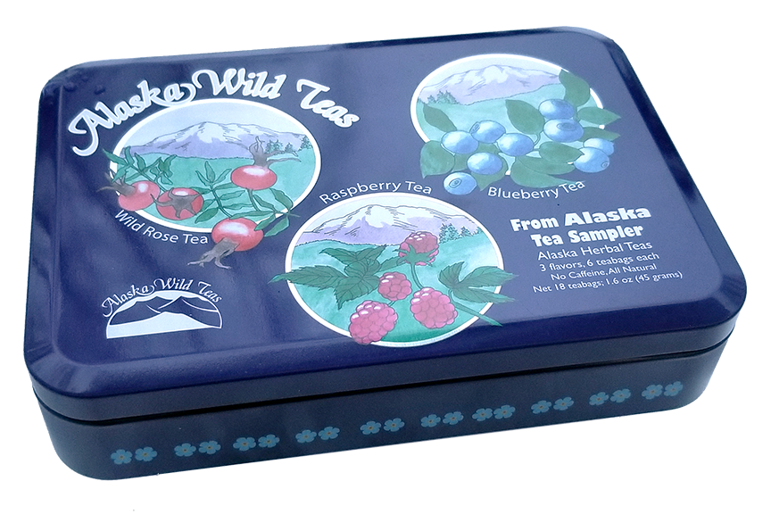 Fancy Tin Alaska Herbal Tea Sampler